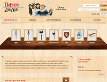 Tablet Screenshot of drevenezbrane.cz